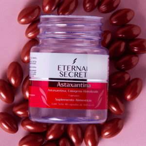 ASTAXANTINA / COLAGENO HIDROLIZADO  40/200 MG 30 CAPSULAS ETERNAL SECRET