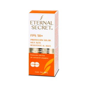 BLOQUEADOR FPS 50+ 60GR FACIAL Y CORPORAL ETERNAL SECRET 1 PIEZA