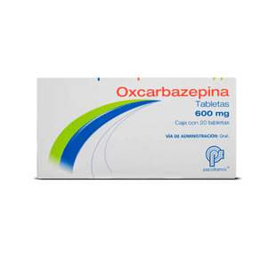 OXCARBAZEPINA 600 MG 20 TABLETAS