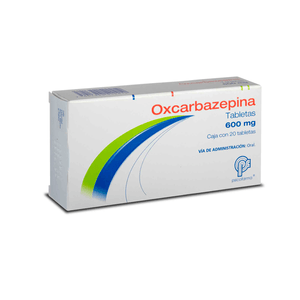 OXCARBAZEPINA 600 MG 20 TABLETAS