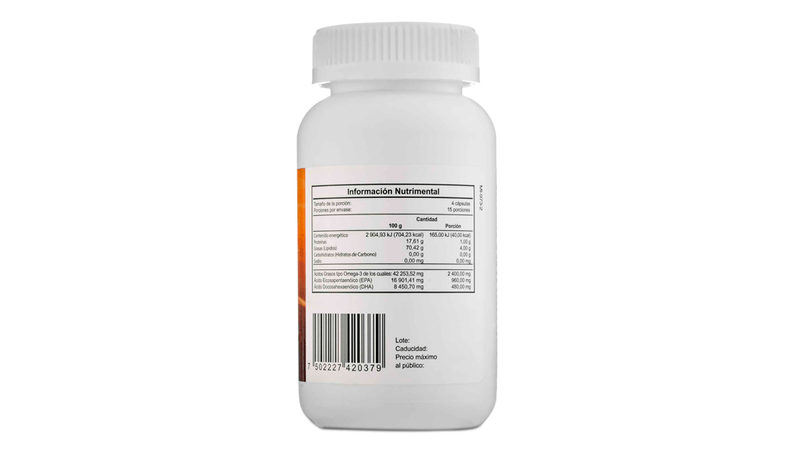 OMEGA RX 60CAP VIT E OMEGA3 EPA DHA SIMI Farmacias Similares