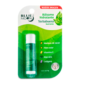 BALSAMO HIDRATANTE YERBABUENA BLUE MOON 4 GR 1 PIEZA