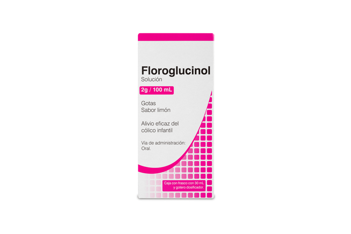 FLOROGLUCINOL 2GR/100ML SOLUCION GOTAS SABOR LIMON 30 ML 1 PIEZA
