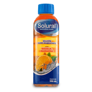 ELECTROLITOS ORALES NARANJA / MANDARINA 500ML 1 PIEZA