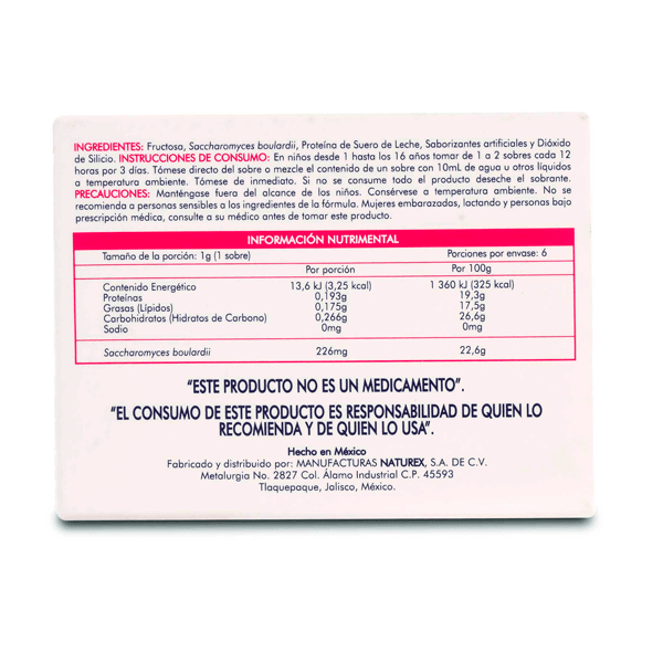PROBIOVER 1GR POLVO CAJA CON 6 SOBRES (SACCHAROMYCES BOULARDII) – Farmacias  Iguales