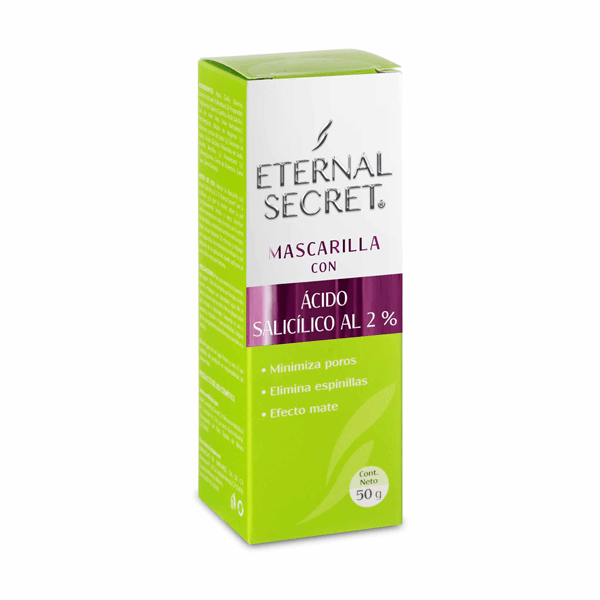 Mascarilla Facial Acido Salicilico 2 Eternal Secret 50gr Farmacias Similares® Tienda Online 