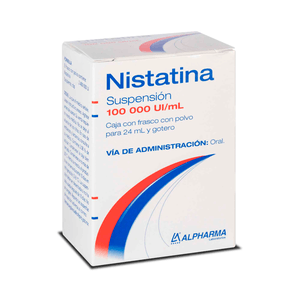NISTATINA 100000UI POLVO PARA SUSPENSION 24 ML 1 PIEZA