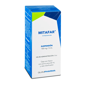 NITAZOXANIDA 1200MG SUSPENSION 60 ML 1 PIEZA