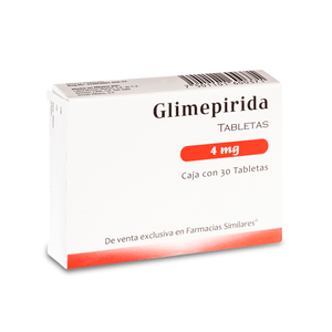 GLIMEPIRIDA 4 MG 30 TABLETAS