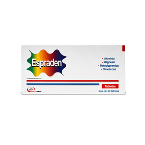 ESPRADEN c/30 TABS. 10/200/200/50 MG.