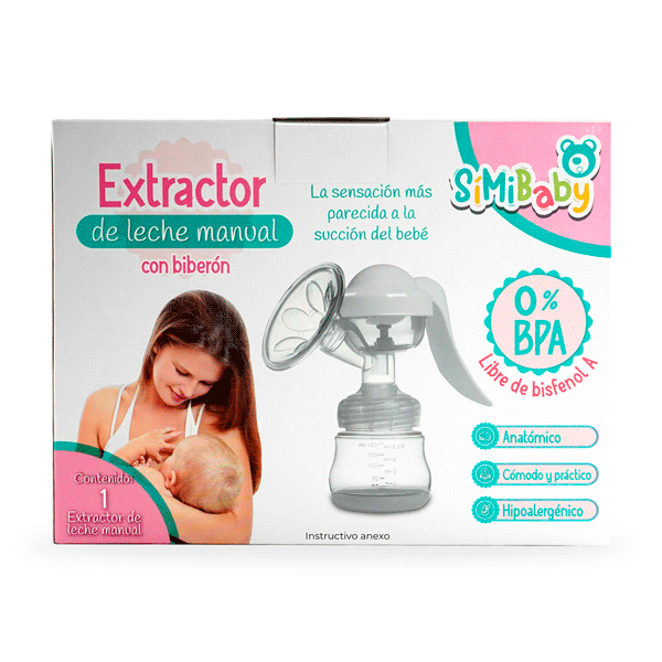 EXTRACTOR MANUAL PARA LECHE MATERNA SIMIBABY PIEZA Farmacias