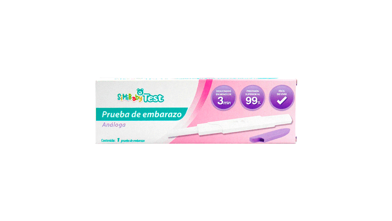 PRUEBA DE EMBARAZO SIMI BABY 1 PIEZA Farmacias Similares Tienda online