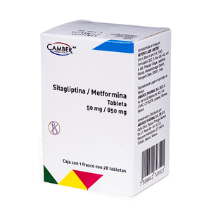 METFORMINA / SITAGLIPTINA  850/50MG 28 COMPRIMIDOS