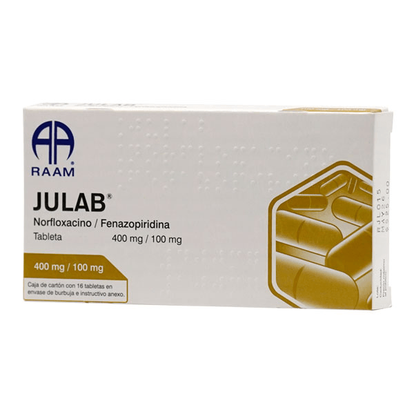 NORFLOXACINO / FENAZOPIRIDINA 400/100MG 16 TABLETAS - Farmacias ...