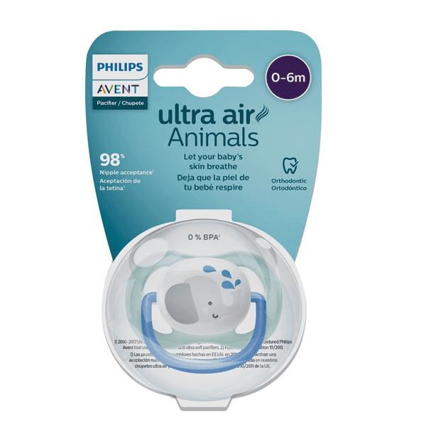 CHUPON BEBE 0-6 MESES NIÑO PIEZA AVENT Farmacias Similares
