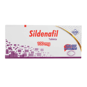 SILDENAFIL 100 MG 4 TABLETAS