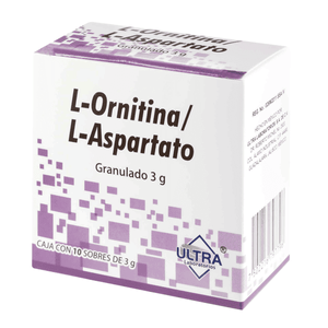 L-ORNITINA / L-ASPARTATO 3 GR GRANULADO 10 SOBRES