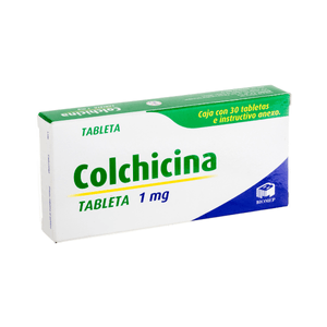 COLCHICINA 1 MG 30 TABLETAS