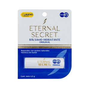 BALSAMO HIDRATANTE FPS 15 CON ACEITES NATURALES Y MANTECA DE KARITE ETERNAL SECRET 1 PIEZA