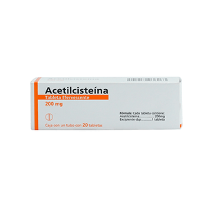 ACETILCISTEINA 200 MG 20 TABLETA EFERVECENTE