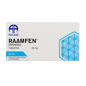 DIFENIDOL 25 MG 30 TABLETAS
