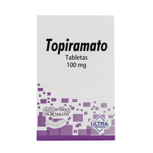 TOPIRAMATO 100 MG 20 TABLETAS