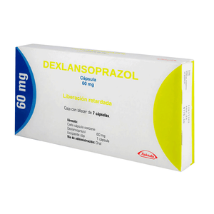 DEXLANSOPRAZOL 60MG 7 CAPSULAS LIBERACION RETARDADA TAKEDA