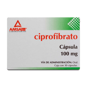 CIPROFIBRATO 100 MG 30 TABLETAS