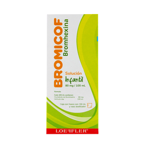 BROMHEXINA 80MG/100ML SOLUCION INFANTIL 1 PIEZA