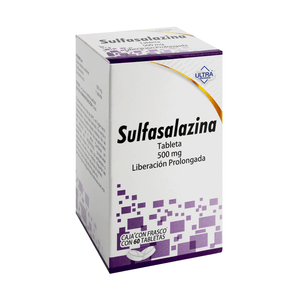 SULFASALAZINA 500MG LIBERACION PROLONGADA 60 TABLETAS