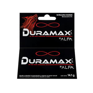GEL MASCULINO RETARDANTE 14.1 GR DURAMAX BY ALFA 1 PIEZA