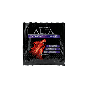 CONDON ALFA EXTRA CLIMAX TEXTURIZADO 2 PIEZAS