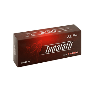 TADALAFIL 20 MG 4 TABLETAS
