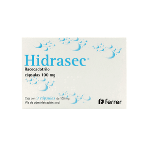 RACECADOTRILO 100MG 9 CAPSULAS HIDRASEC
