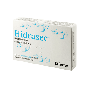 RACECADOTRILO 100MG 9 CAPSULAS HIDRASEC