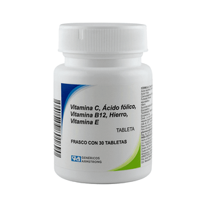 VITAMINAS/ HIERRO 30 TABLETAS