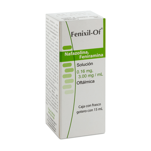NAFAZOLINA / FENIRAMINA SOLUCION OFTALMICA 15 ML 1 PIEZA