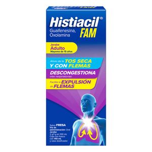 GUAIFENESINA/OXOLAMINA 2/1GR 140ML JARABE HISTIACIL