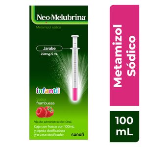 METAMIZOL 5G/100ML JARABE100ML NEOMELUBRINA 1 PIEZA
