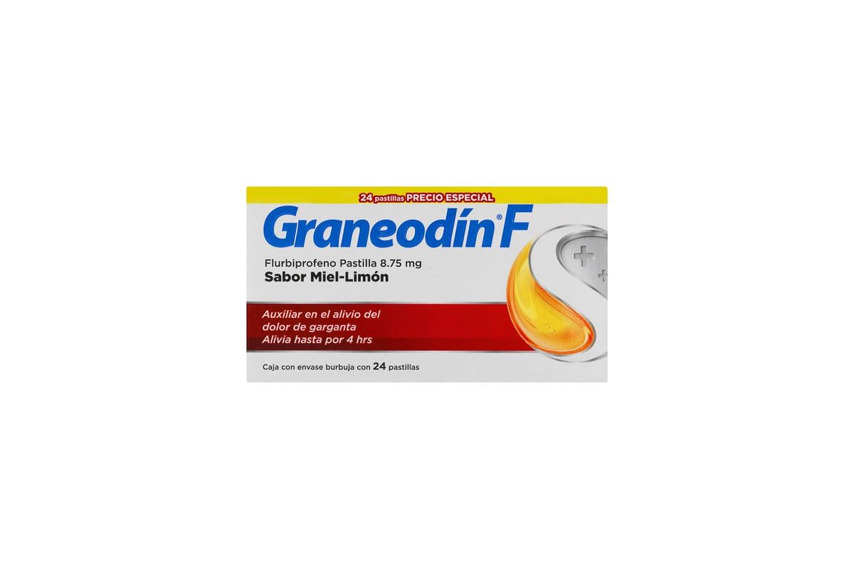 GRANEODÍN F c/24 PASTILLAS Sab. Miel-Limón 8.75 MG